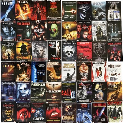 Lot 119 - Approximately 40+ video shop posters for...