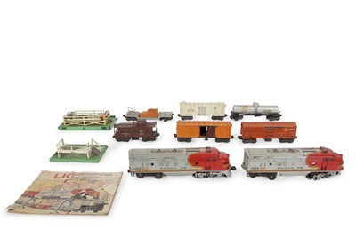 Lot 43 - A 1949 Post-War Lionel Lines 0 gauge Santa Fe...