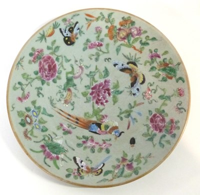 Lot 262 - A 19th Century Cantonese porcelain dish, the...