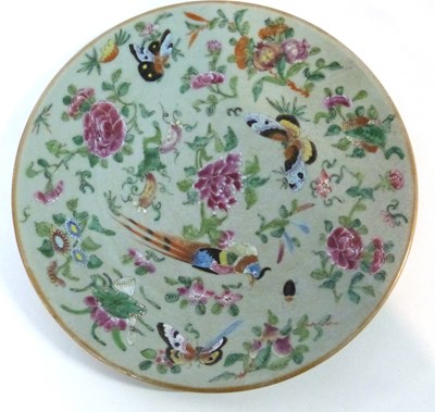 Lot 262 - A 19th Century Cantonese porcelain dish, the...