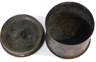 Lot 268 - Trench Art - A German shell case and cover...