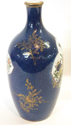 Lot 106 - A French porcelain bottle vase in Chinese...