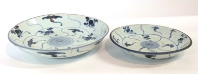 Lot 275 - A Chinese porcelain dish Ming style with blue...