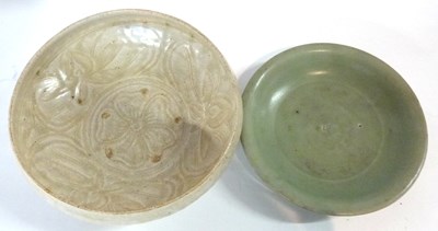 Lot 278 - Group of four pottery dishes, one possibly...