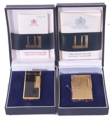 Lot 90 - Two cased Dunhill Lighters