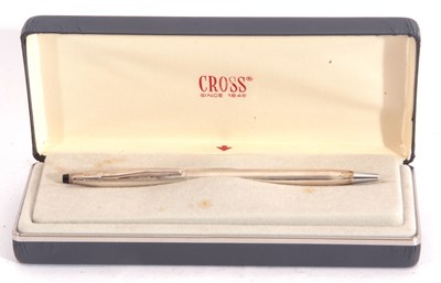 Lot 103 - Cross 925 marked ballpoint pen, twist style...