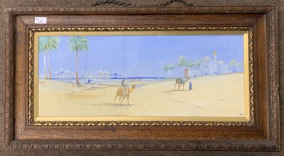 Lot 128 - J. Taylor (20th century), Far East scene with...