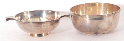 Lot 126 - Mixed Lot: Scottish quaich with personalised...