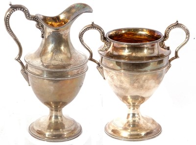 Lot 130 - Victorian silver twin handled sucrier and...