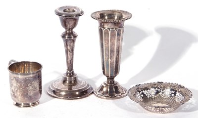 Lot 179 - Mixed Lot of silver wares comprising a George...