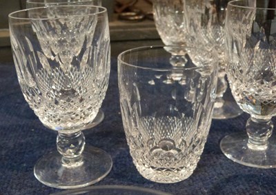 Lot 304 - A set of six Waterford Glass tumblers together...