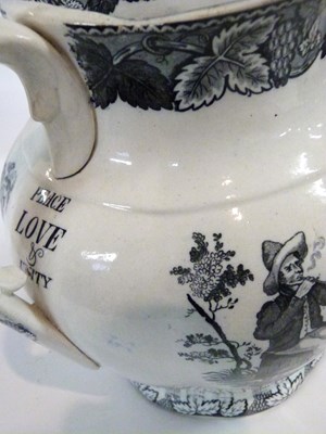 Lot 323 - A 19th Century Temperance jug with drinking...