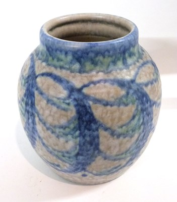 Lot 326 - A Pilkington Royal Lancastrian Lapis ware vase...