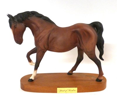Lot 376 - A Beswick model of a horse entitled Spirit of...