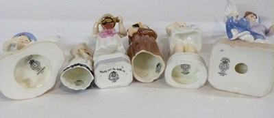 Lot 379 - Group of Royal Worcester child figures by...