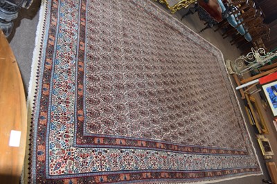 Lot 679 - Modern Iranian wool floor rug set with a large...