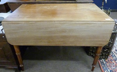 Lot 490 - A Victorian mahogany Pembroke table of typical...