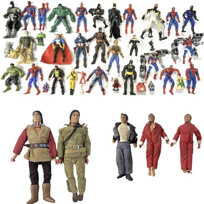 Lot 92 - A mixed collection of vintage action figures
