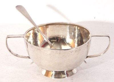 Lot 169 - Mixed Lot: silver twin handled bowl,...