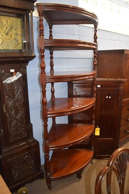 Lot 572 - A large Victorian style mahogany corner what...