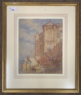 Lot 139 - Attributed to Samuel Prout RWS (1783-1852),...