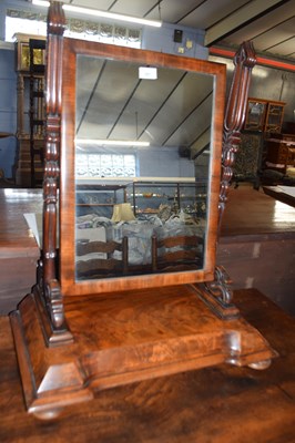 Lot 591 - A Victorian mahogany framed swing dressing...