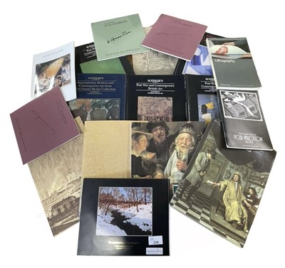 Lot 238 - One box: Art interest, including Sotheby's...
