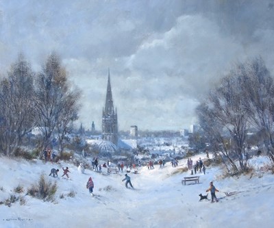Lot 497 - Colin W Burns (British, b. 1944) "Mousehold...