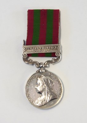 Lot 25 - Queen Victoria, India medal with Punjab...