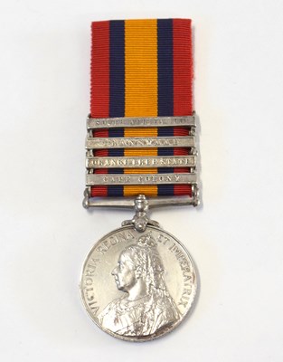 Lot 35 - Queen Victoria South Africa medal with cape...