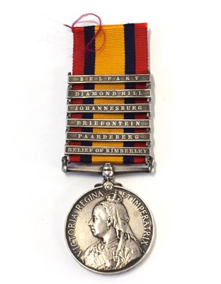 Lot 36 - Queen Victoria South Africa medal with Relief...