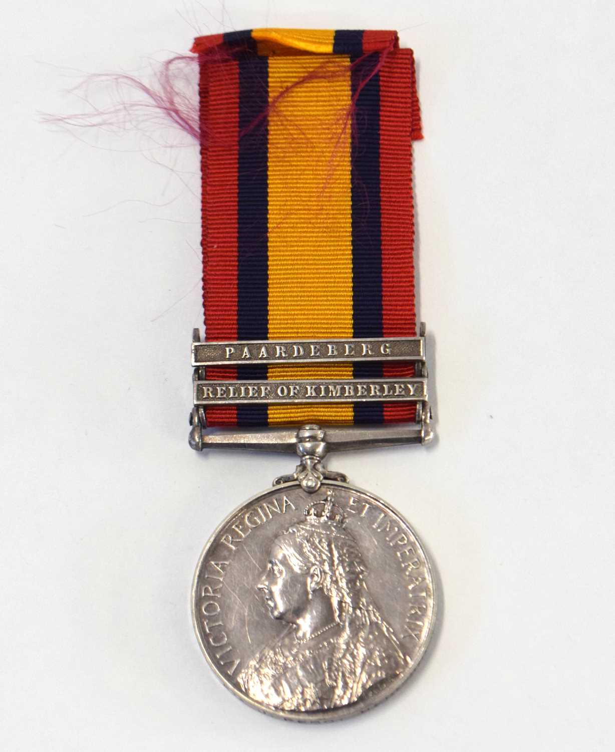 Lot 40 - Queen Victoria South Africa medal with relief