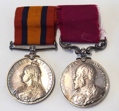 Lot 42 - Boer war, First World War family medal group,...