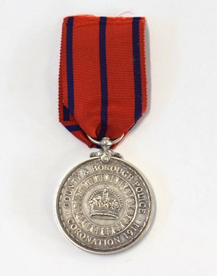 Lot 50 - GRV 1911 County & Borough Police coronation...