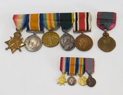 Lot 61 - First world war British medal group of 6...