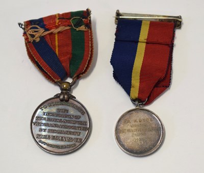 Lot 96 - Cased Royal Marine’s Rifle Association medal...