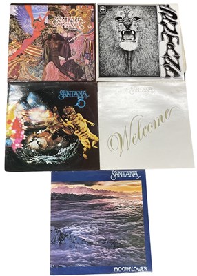 Lot 178 - Five Santana 12" vinyl LPs, to include:  -...