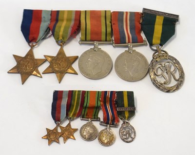 Lot 121 - Second World War medal group of five medals...
