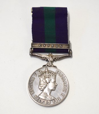 Lot 135 - Queen ERII General Service Medal with Cyprus...