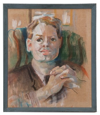 Lot 42 - Lucy Harwood (British,1893-1972), portrait...