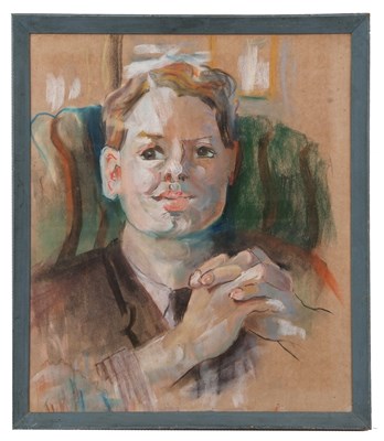 Lot 123 - Lucy Harwood (British,1893-1972), portrait...