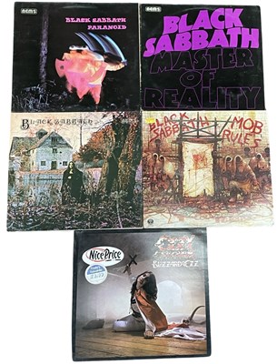 Lot 185 - Five Black Sabbath / Ozzy 12'' vinyl LPs, to...