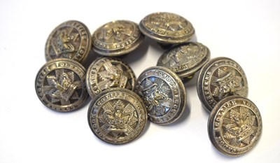 Lot 166 - Quantity of military buttons to include...