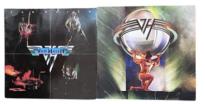 Lot 188 - A pair of Van Halen 12" vinyl LPs, to include:...