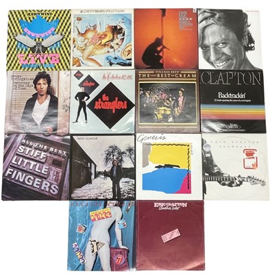 Lot 180 - A mixed lot of rock 12" vinyl LPs, to include:...