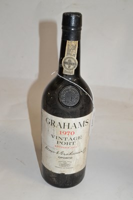 Lot 172 - Graham's 1970 Vintage Port, (bottled 1972),...