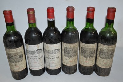 Lot 202 - Six bottles of red Pauillac: four bottles of...