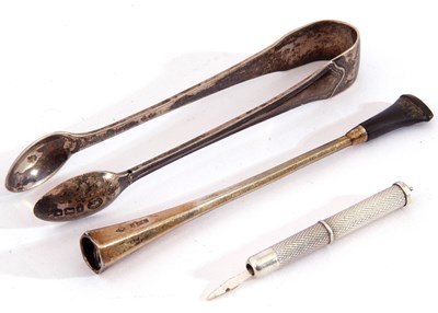 Lot 140a - Mixed Lot: hallmarked silver cigarette holder...