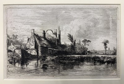 Lot 47 - Edward T. Daniell (1804-42), "Burough Bridge",...