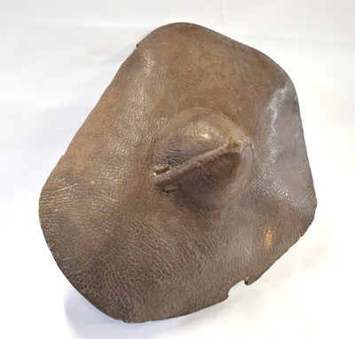 Lot 225 - 19th Century Sudanese tribal Rhino hide shield